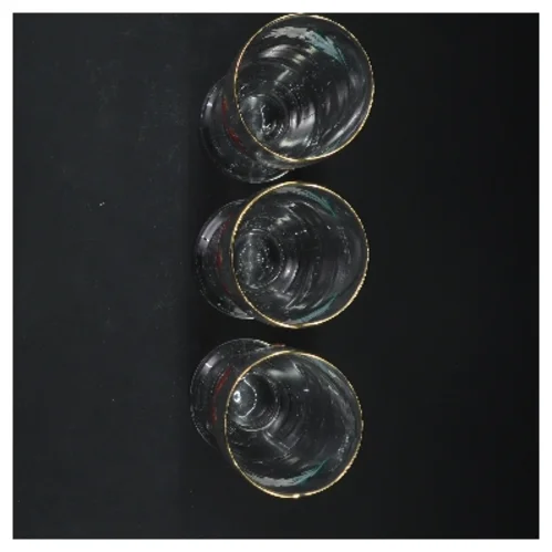 Dekorative Tirol-glas (str. 3 styk, 18 cm)