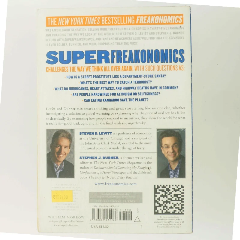 SuperFreakonomics (Bog)