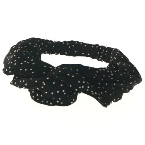 Prikket sort hårelastik (str. 16 cm)