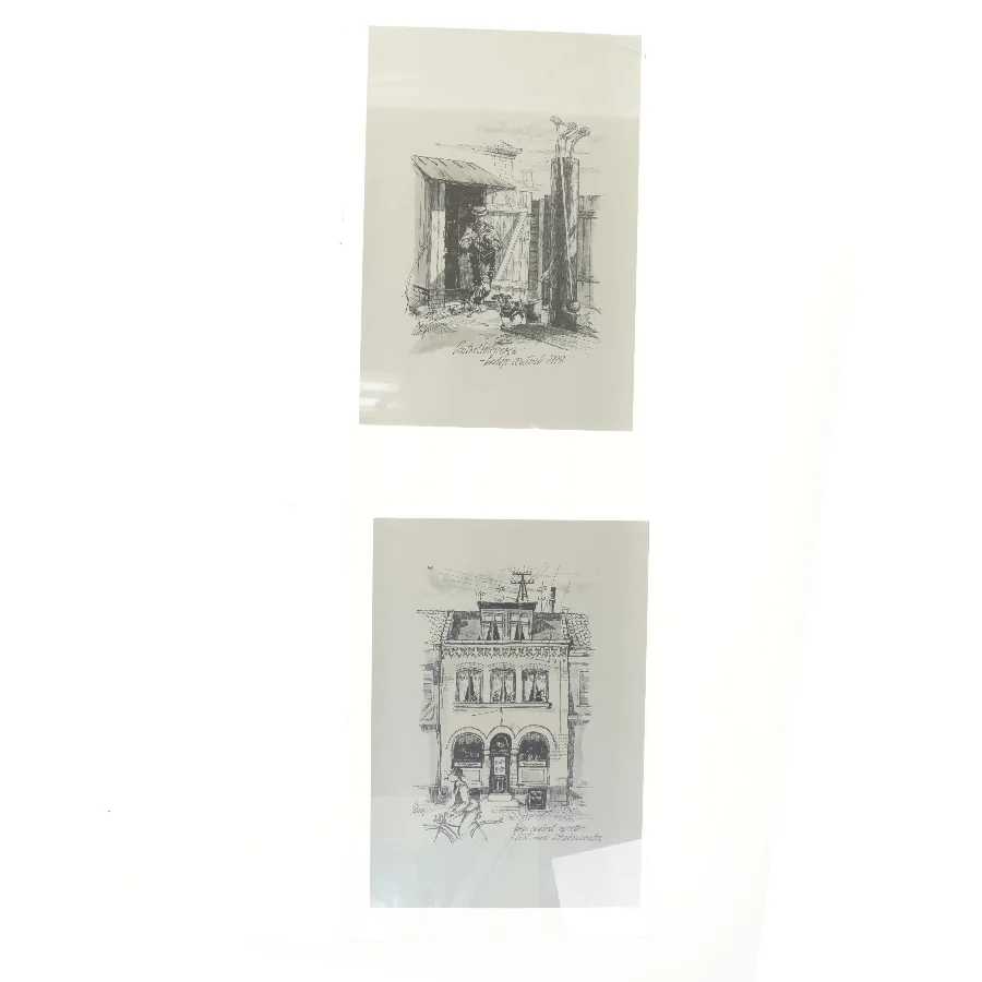 Samling af byplakater (str. 6 stk 46x31,5 cm)