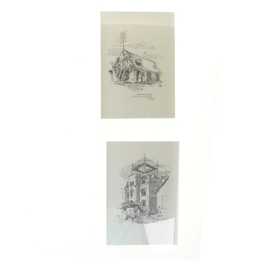 Samling af byplakater (str. 6 stk 46x31,5 cm)