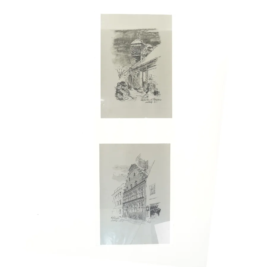 Samling af byplakater (str. 6 stk 46x31,5 cm)