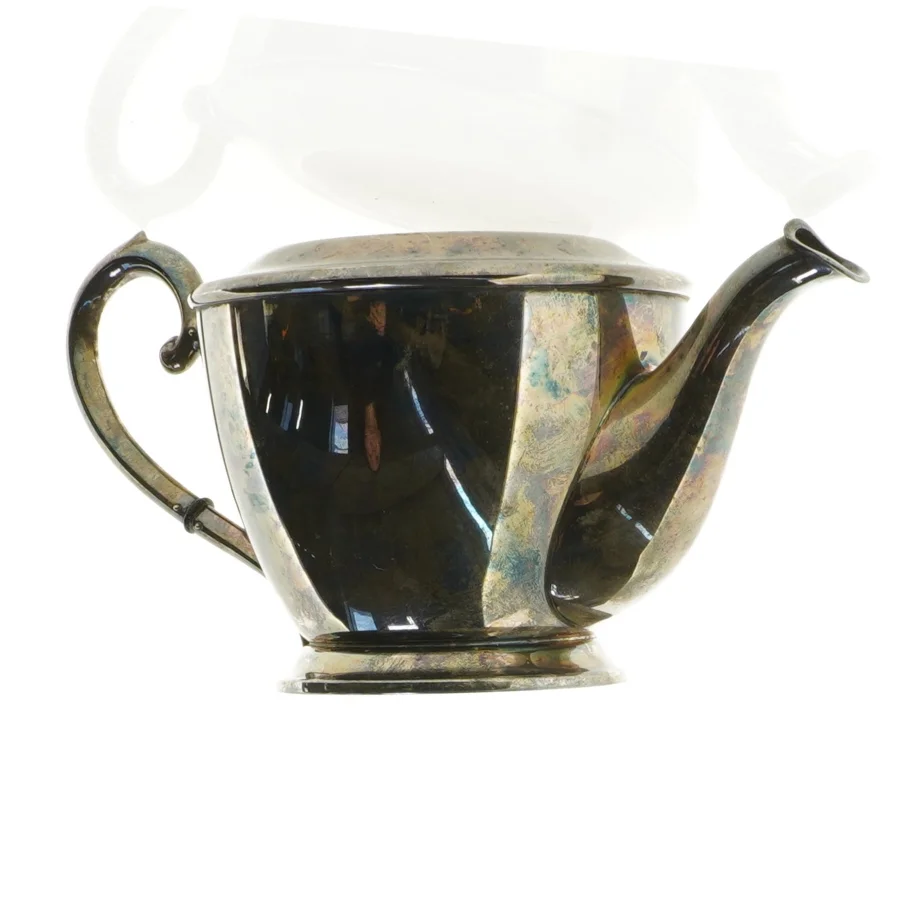 Vintage messing tekande (str. 23 x 10 x 12 cm)