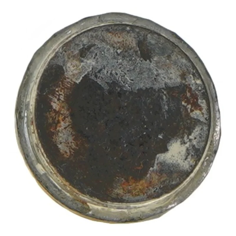 Dekorativ messingtop (str. Ø 6,5 cm)