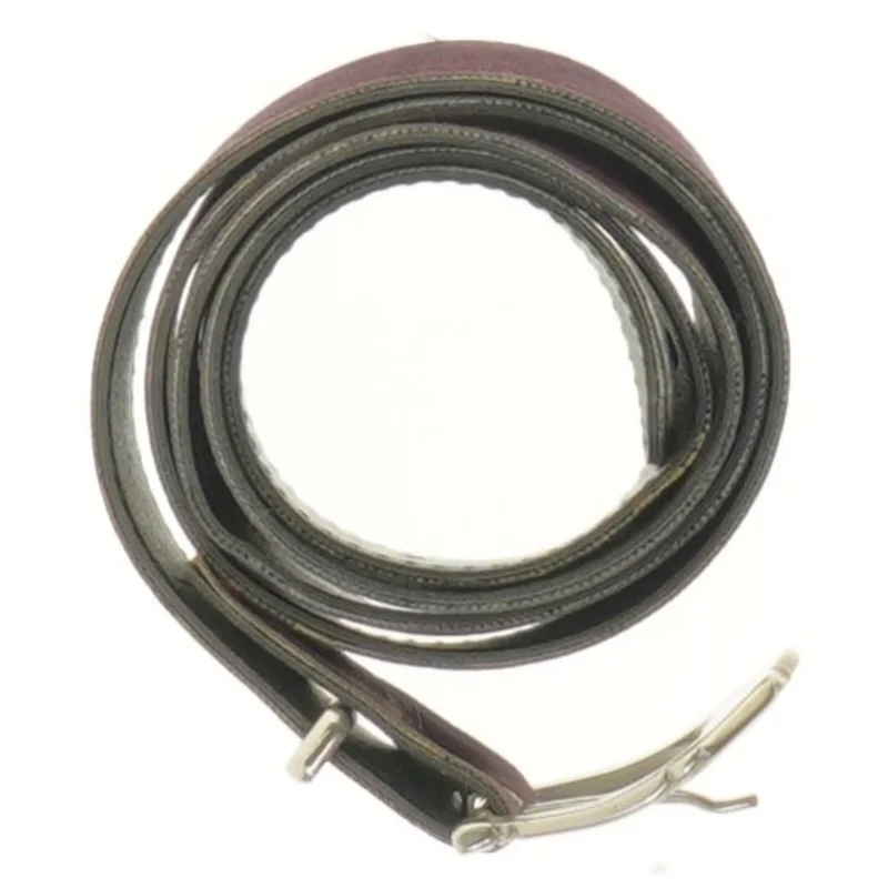 Læderbælte med spænde (str. 100 cm)