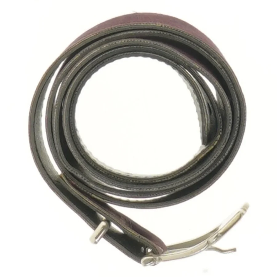 Læderbælte med spænde (str. 100 cm)