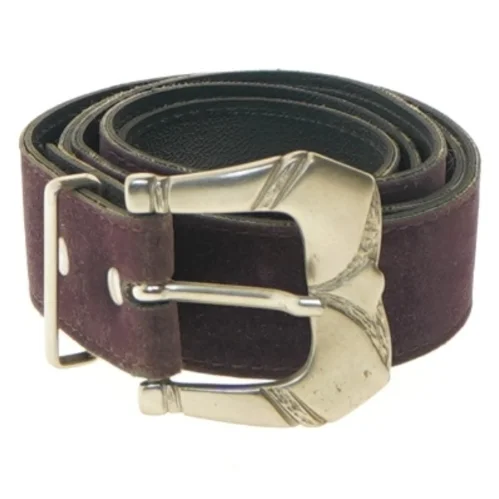 Læderbælte med spænde (str. 100 cm)