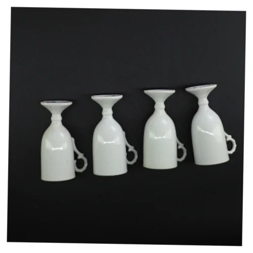 Sæt af hvide Porcelænskop