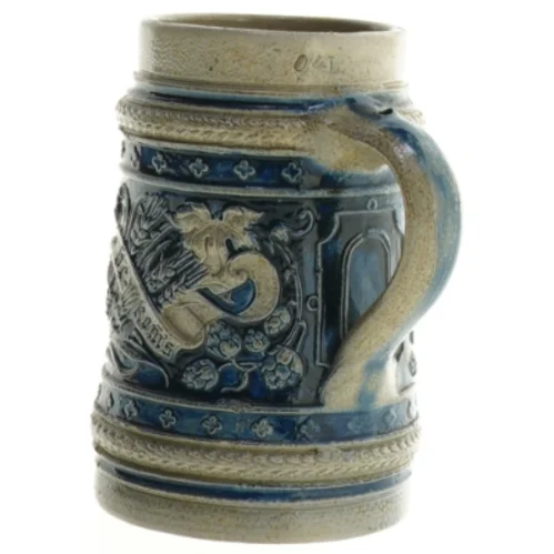 Vintage Keramik Ølkrus (str. 13 cm)