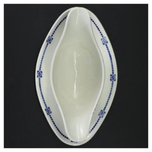 Porcelæn sovseskål med fad fra Villeroy & Boch (str. 22 x 14 cm)