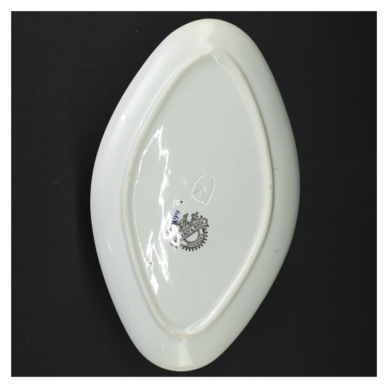 Porcelæn sovseskål med fad fra Villeroy & Boch (str. 22 x 14 cm)