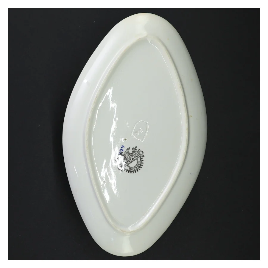 Porcelæn sovseskål med fad fra Villeroy & Boch (str. 22 x 14 cm)