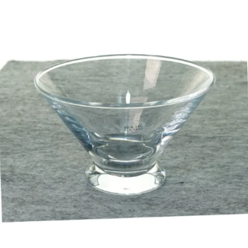 Skål i glas fra Holmegaard (str. 15 x 9 cm)