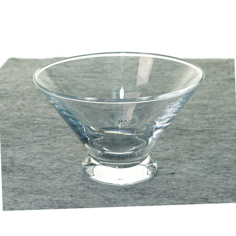 Skål i glas fra Holmegaard (str. 15 x 9 cm)