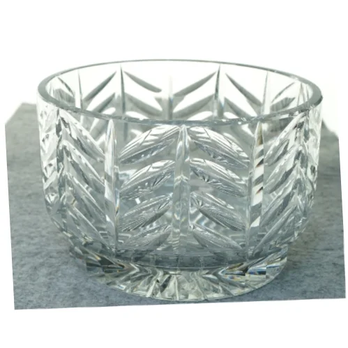 Skål i glas (str. 21 x 13 cm)