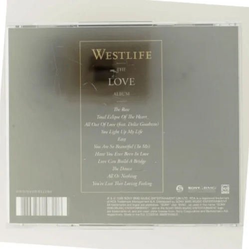 Westlife - The Love Album, CD fra Sony BMG Music Entertainment
