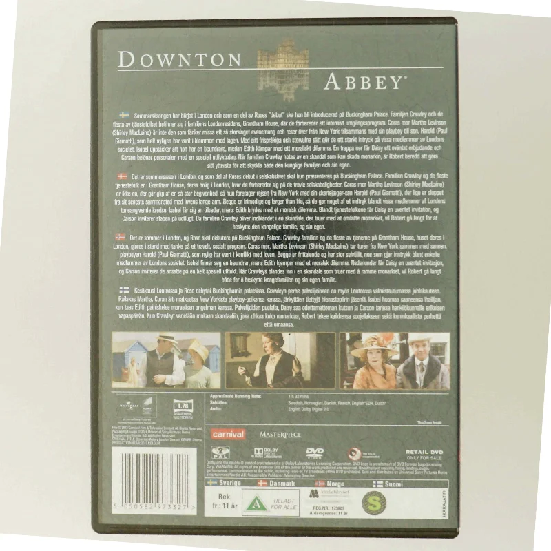 Downton Abbey DVD sæson 4 fra Universal Pictures