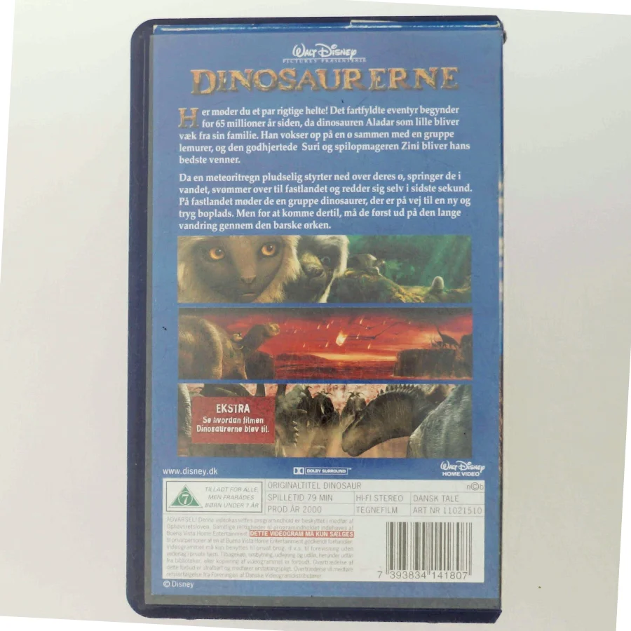 Dinosaurerne - VHS Film fra Walt Disney