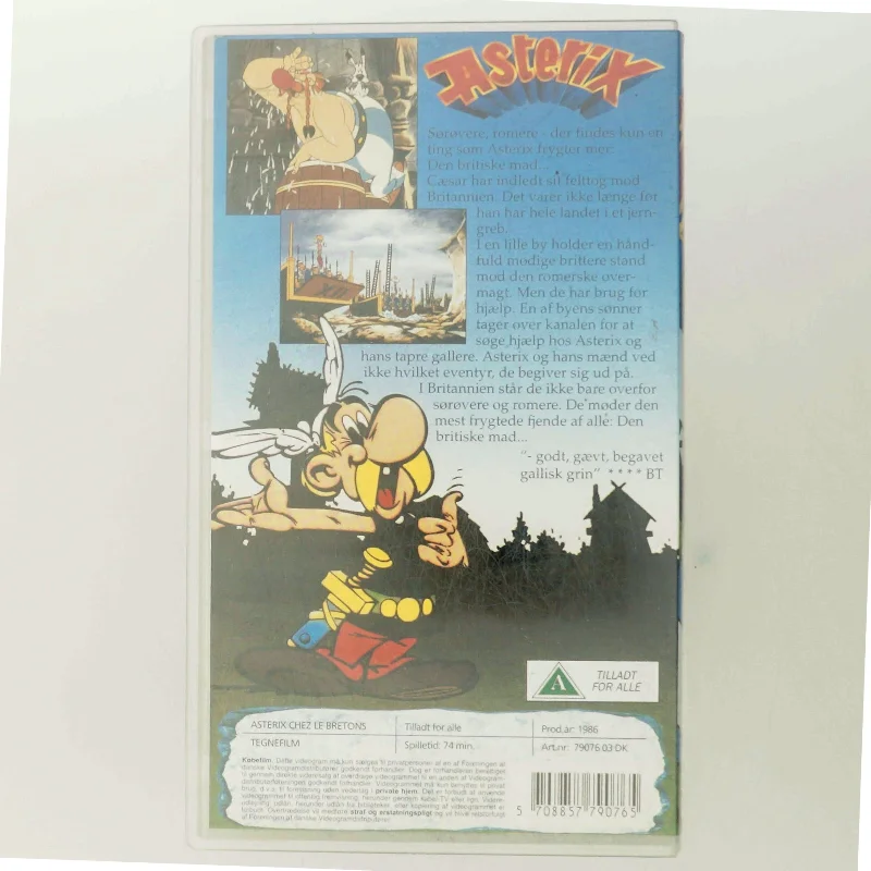 Asterix og briterne VHS