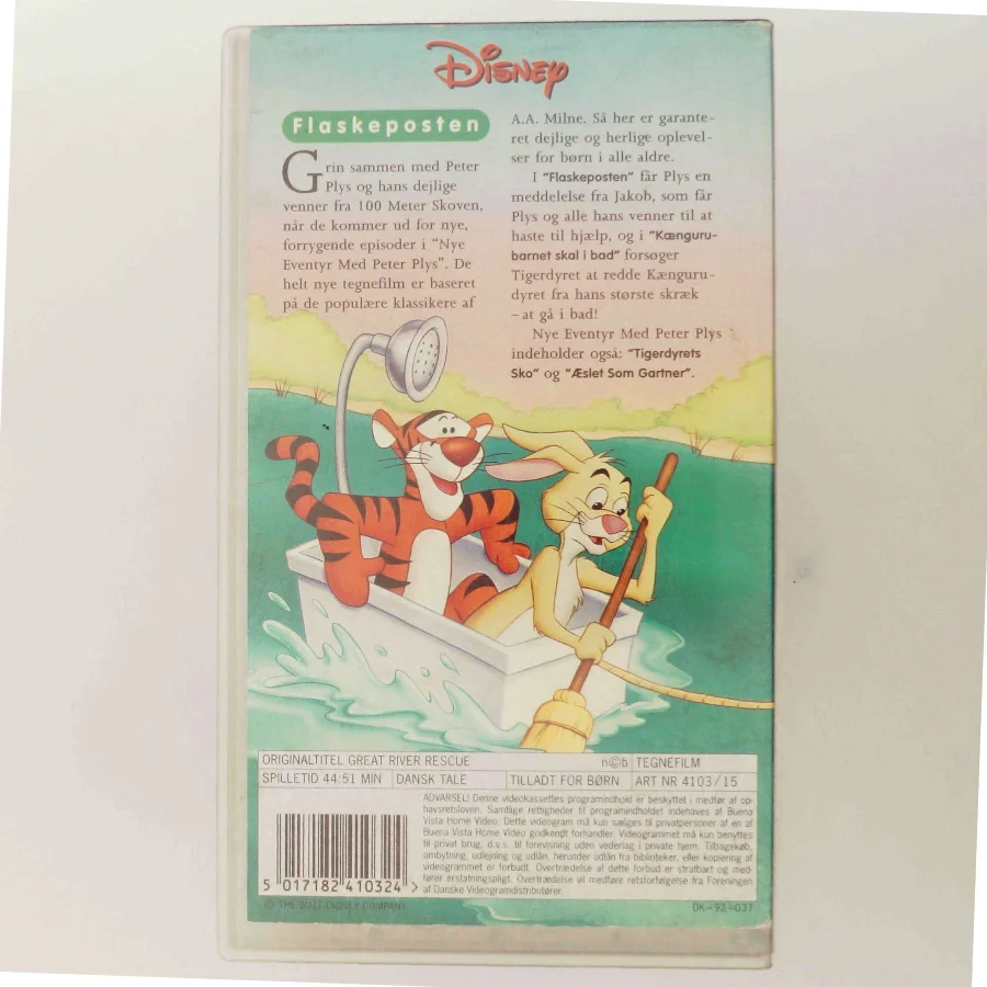Peter Plys VHS-bånd, Flaskeposten fra Disney
