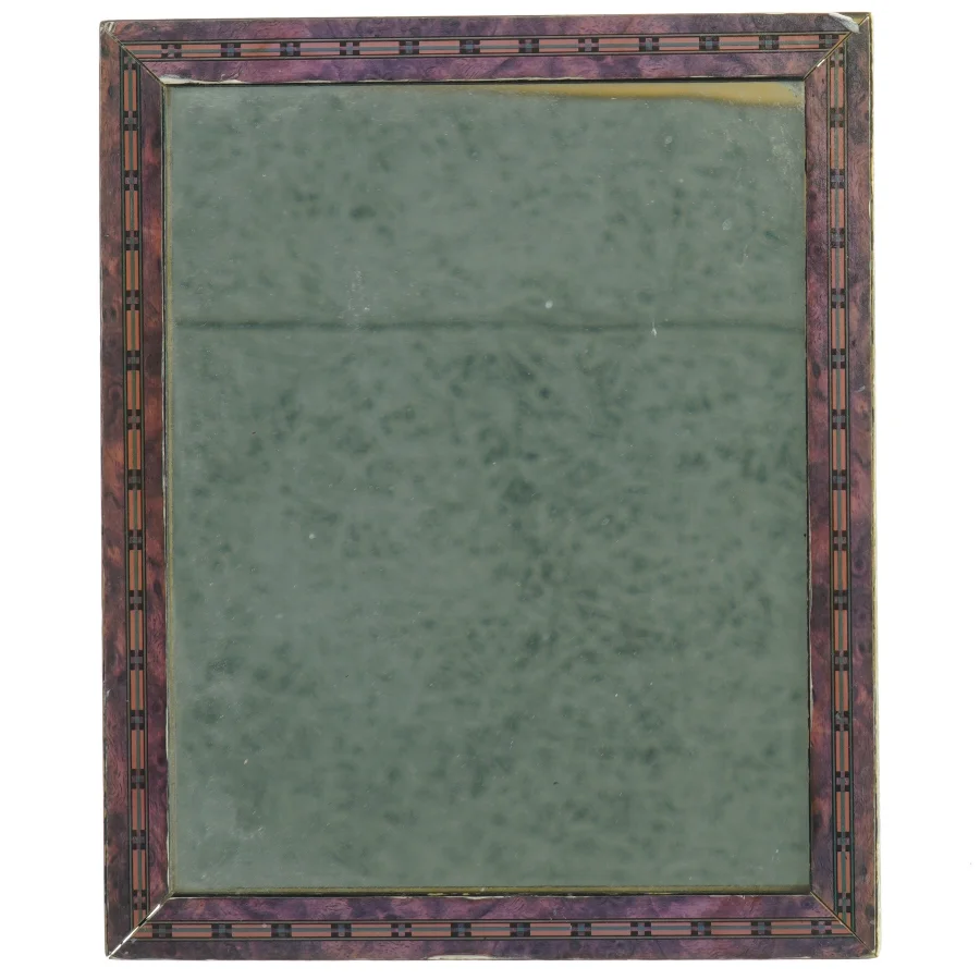 Brugt træramme /spejl  (str. 28 x 23 cm)