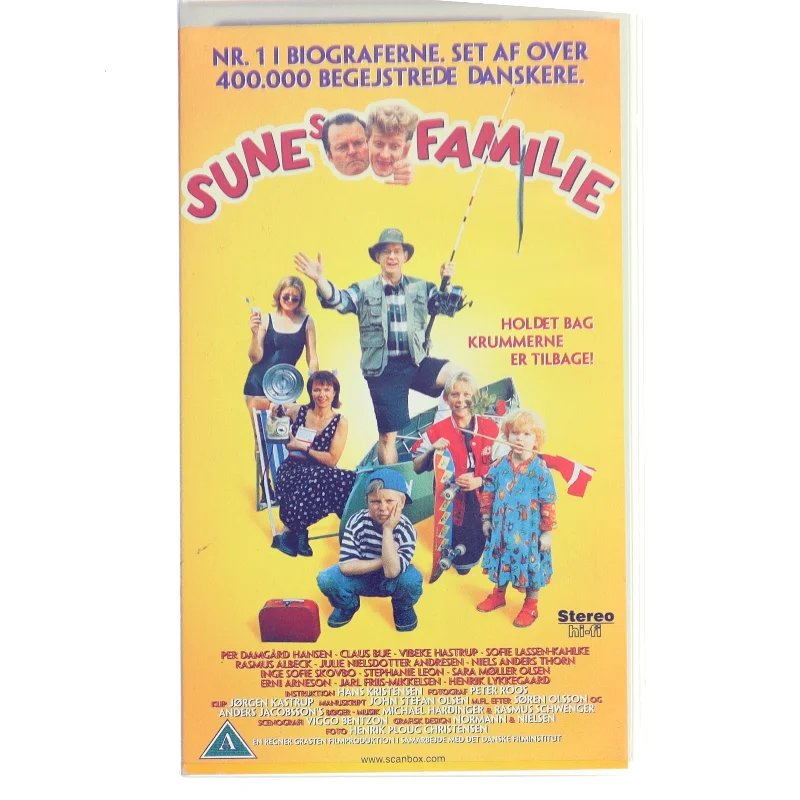 Sunes Familie VHS fra Scanbox