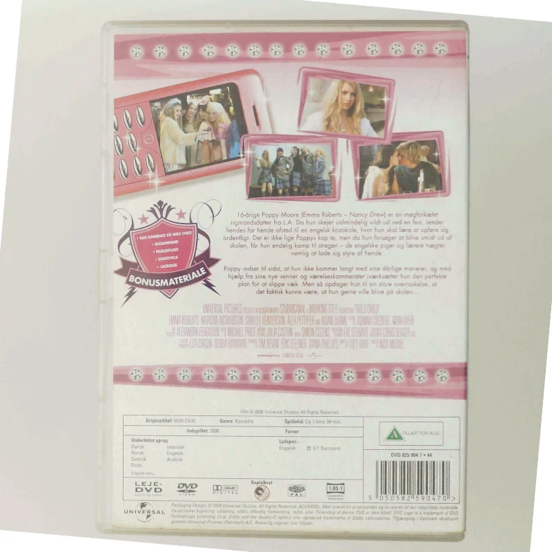 DVD 'Wild Child' fra Universal