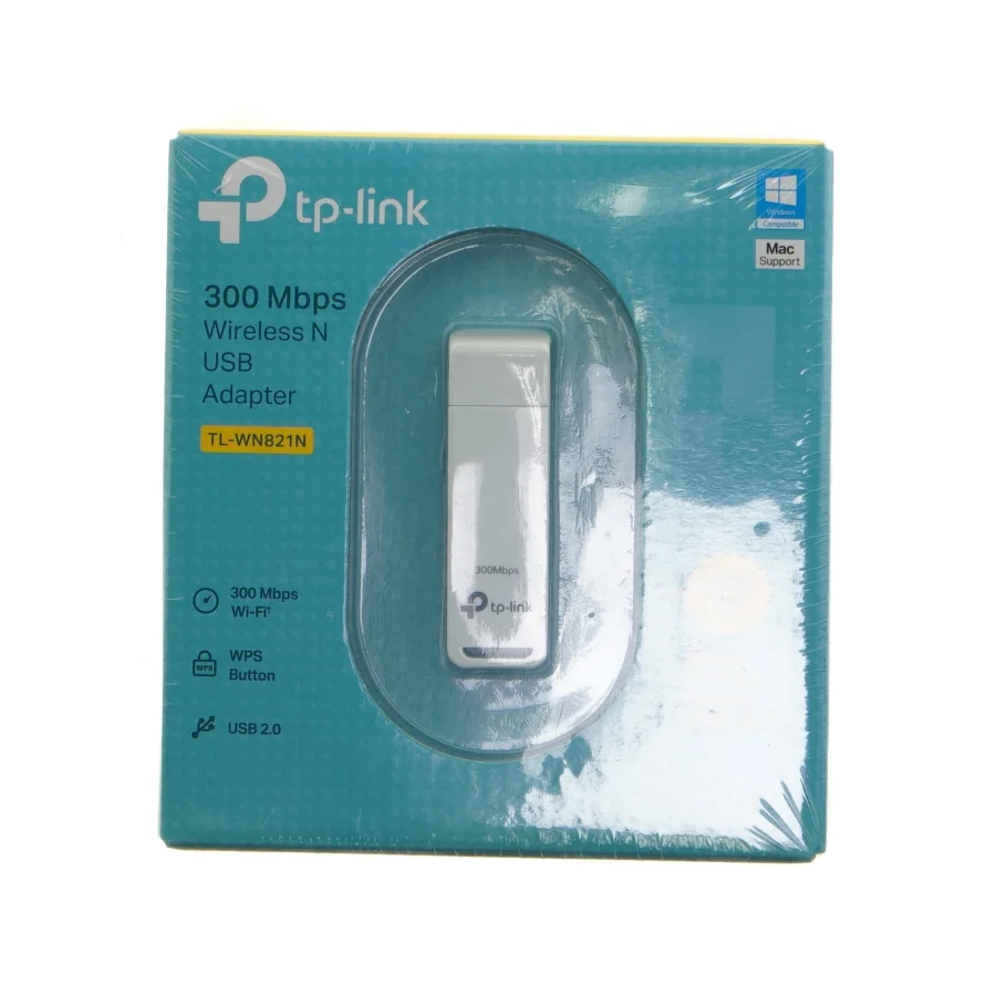 TP-Link trådløs N USB-adapter (str. 16 x 14 cm)