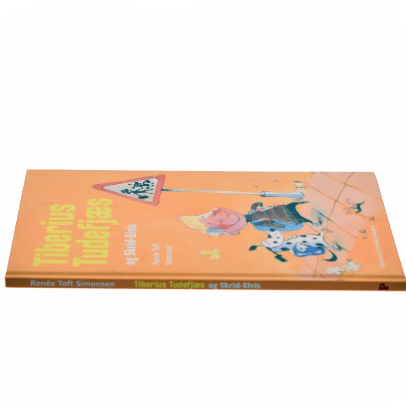 Tiberius Tudsefjæs og Skrid-Elvis børnebog fra Politikens Forlag