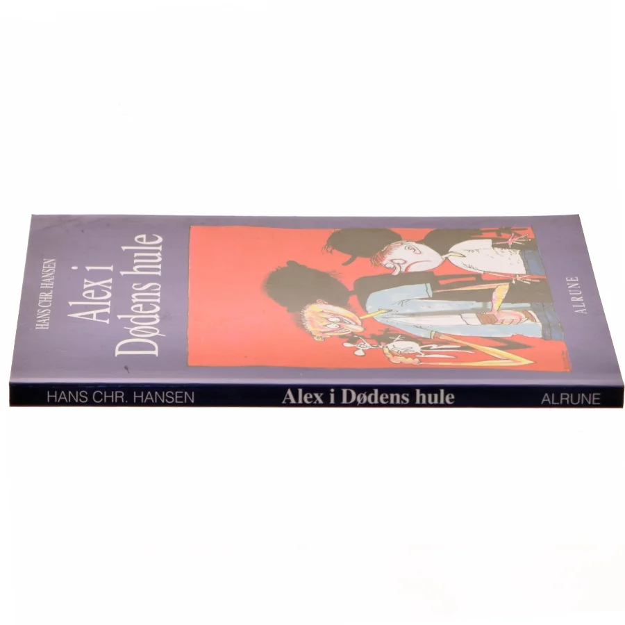 Alex i Dødens hule børnebog fra ALRUNE