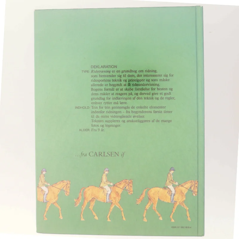 Ridetræning Bog fra CARLSEN if