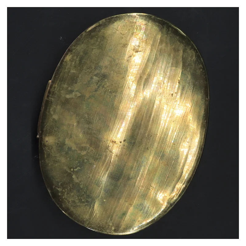 Vintage Messing dåse (str. 17x13x4,5 cm)