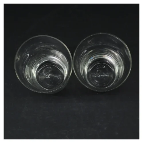 Gravérede glas (str. Ø 9 cm. længde, 12 cm)