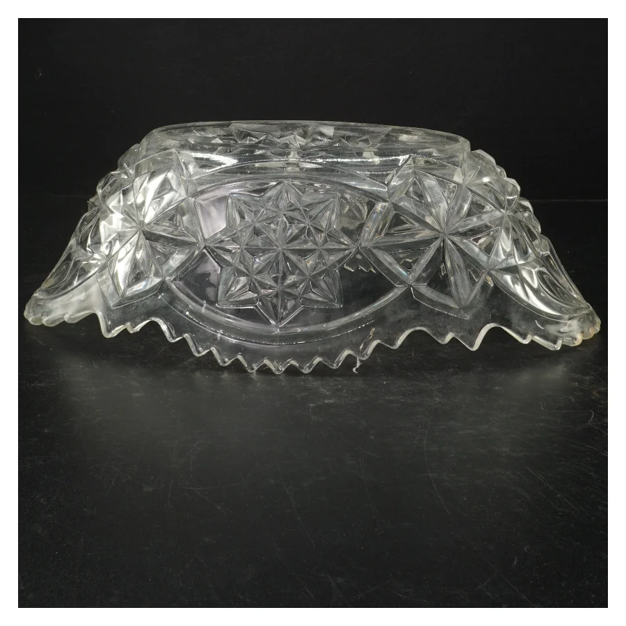 Krystalkrystalskål (str. 32 cm. x 18 cm)