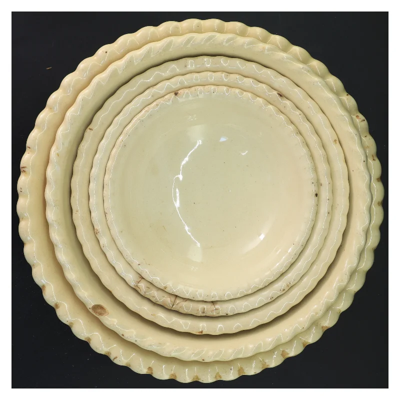 Sæt med skåle, 5 stk. (str. Ø 26x7&ø23x7&ø20x5&ø17x4&ø15x4 cm)