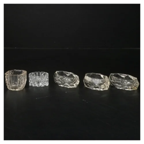 Krystal skål samling (str. 7x2 cm)