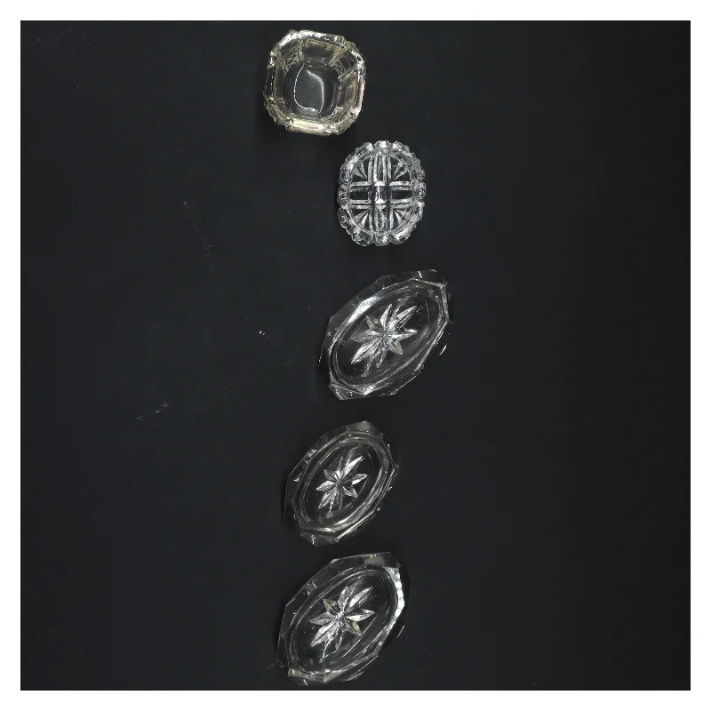 Krystal skål samling (str. 7x2 cm)