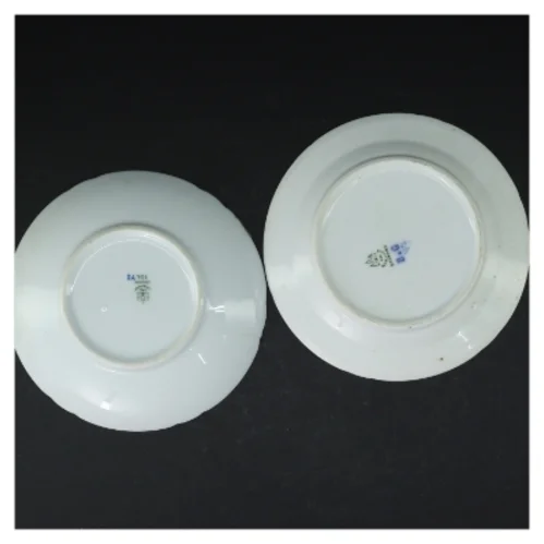 Porcelæns tallerkener fra Royal Copenhagen (str. Ø. 18,5 cm)