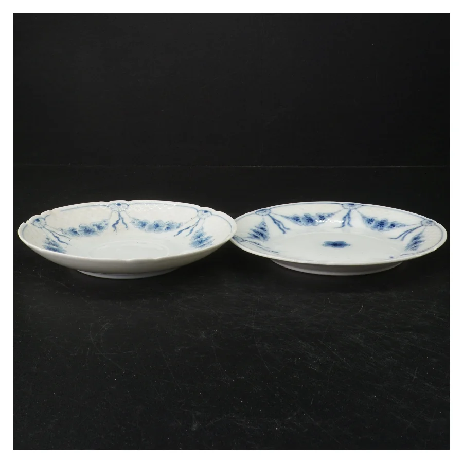 Porcelæns tallerkener fra B&G (str. Ø. 18,5 cm)
