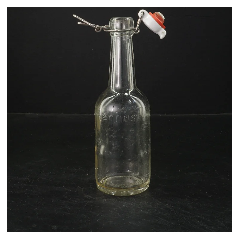 Glasflaske med patentlåg  (str. 21 cm)