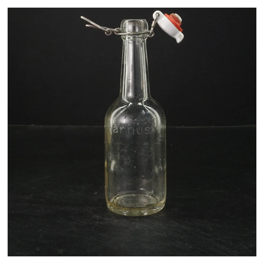 Glasflaske med patentlåg  (str. 21 cm)