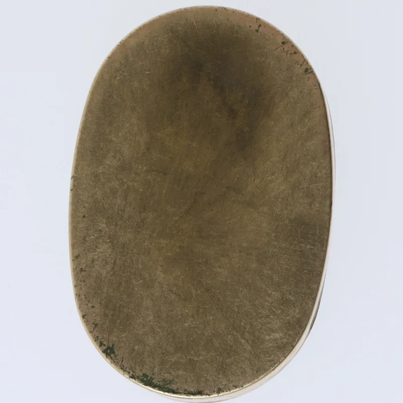 Vintage oval dåse (str. Ø 9x Ø 6x2 cm)