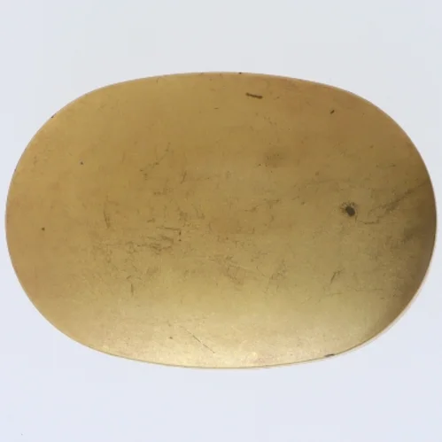 Vintage oval dåse (str. Ø 9x Ø 6x2 cm)