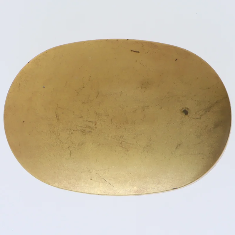 Vintage oval dåse (str. Ø 9x Ø 6x2 cm)