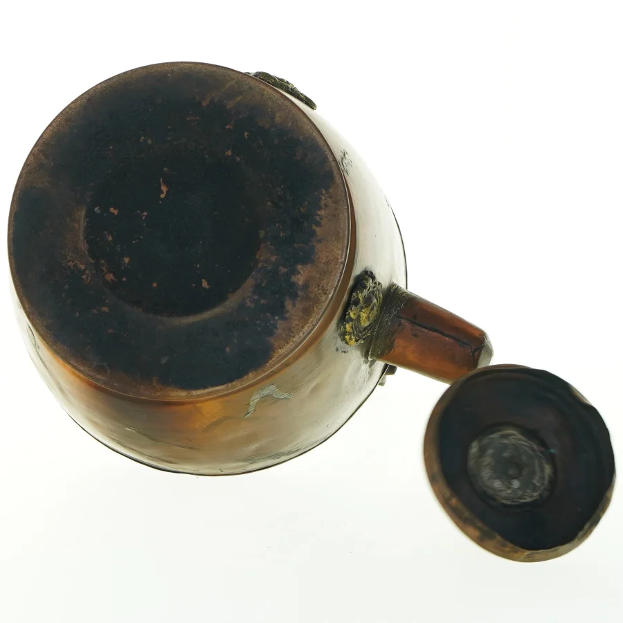 Vintage kobberkedel (str. 30x30 cm)