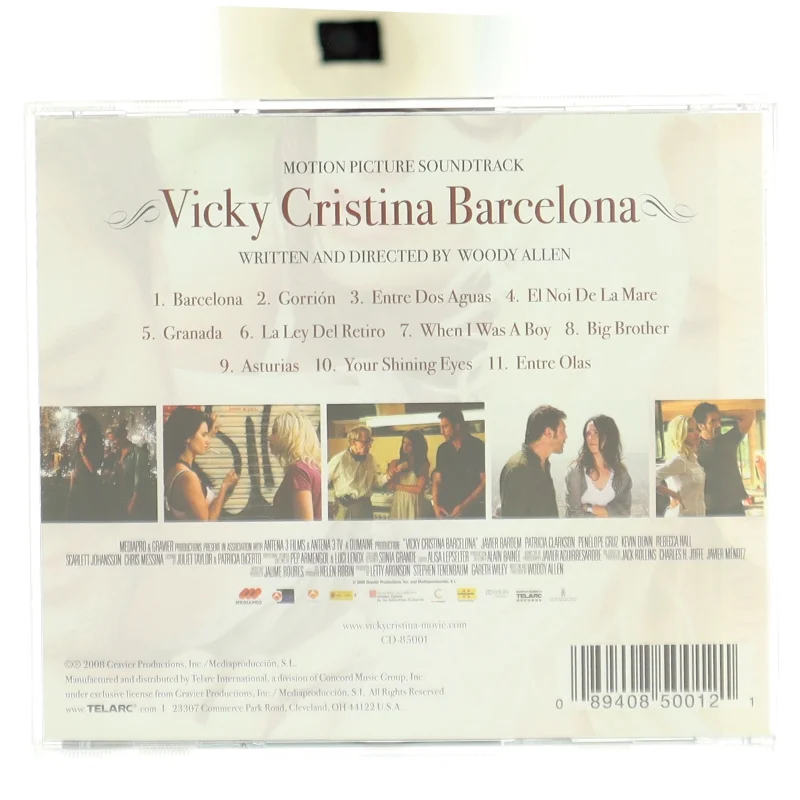 Vicky Cristina Barcelona Soundtrack CD fra Telarc