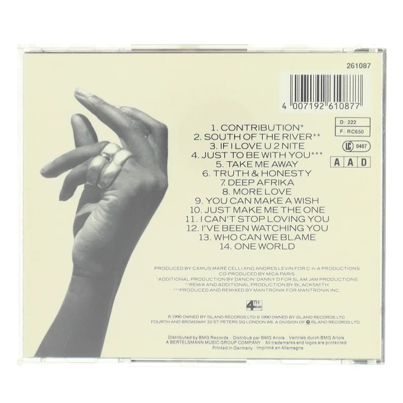 Mica Paris - Contribution CD fra Island Records