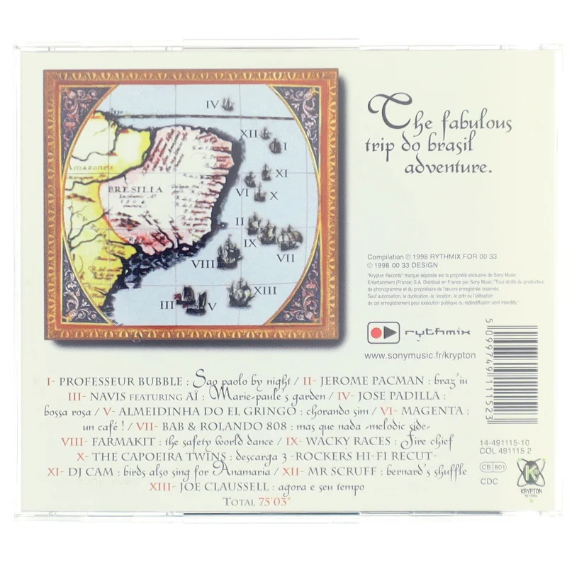 Musik CD: Trip Do Brasil fra Sony Music