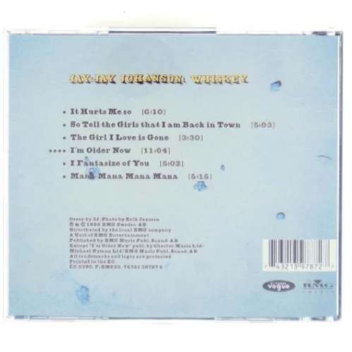 CD-Album: 'Whiskey' af Jay-Jay Johanson fra BMG Sweden AB