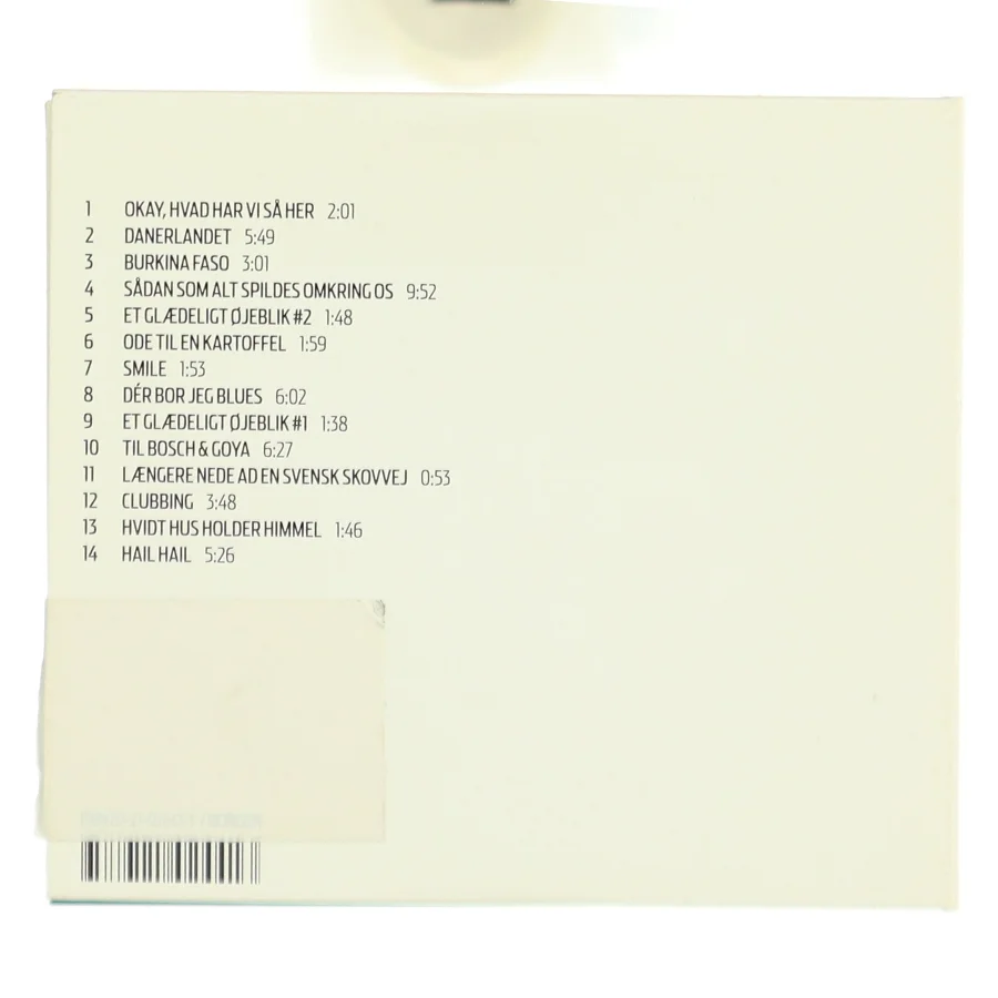 CD album, 'TS HOEG & T BECH'